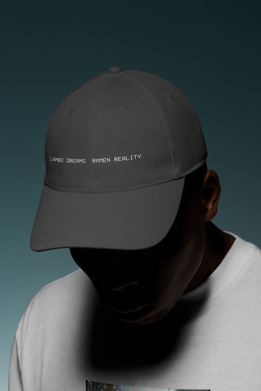 Lambo dreams. Ramen reality cap
