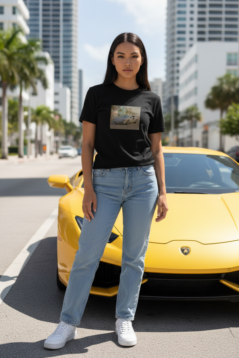 Lambo Ramen - Black - Small Print