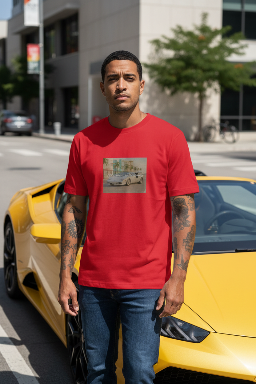 Lambo Ramen - Red - Small Print