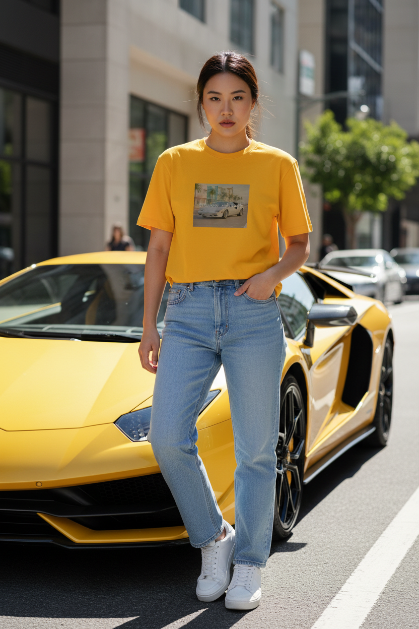 Lambo Ramen - Yellow - Small Print